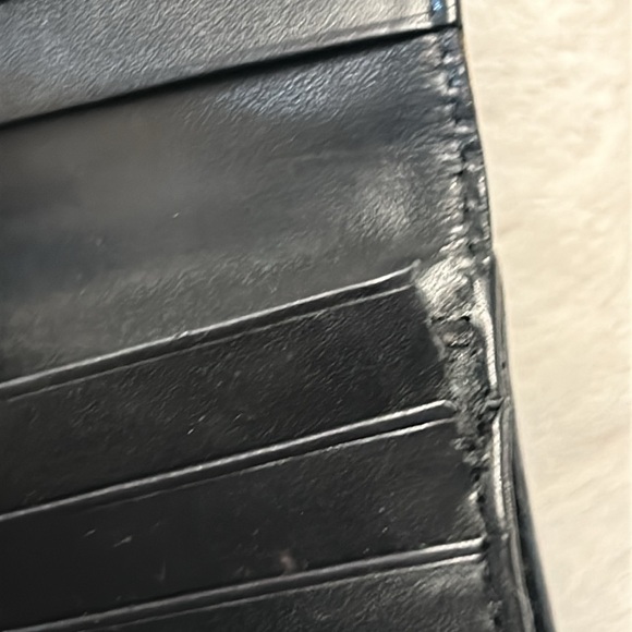 Burberry Black pebbled leather long wallet - Picture 16 of 17
